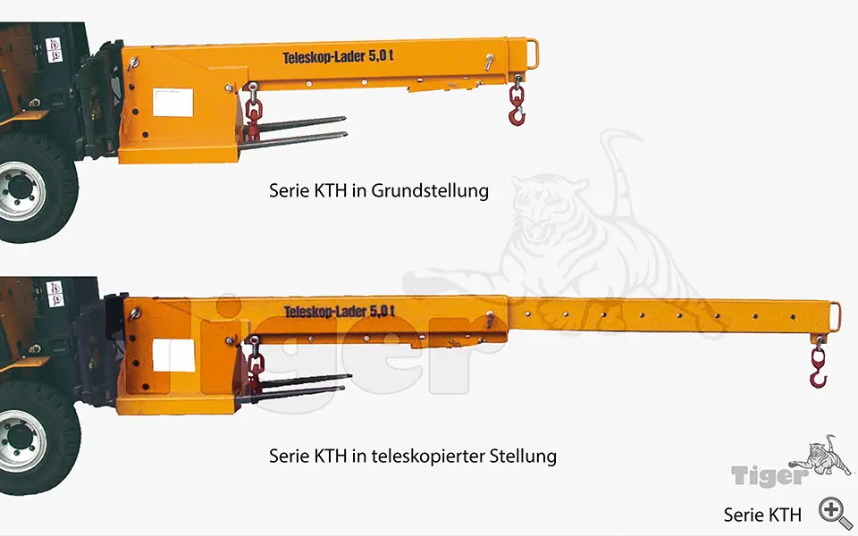2. Produktbild zu stapler teleskoblader kth stapler einfahrtaschenmasse 4