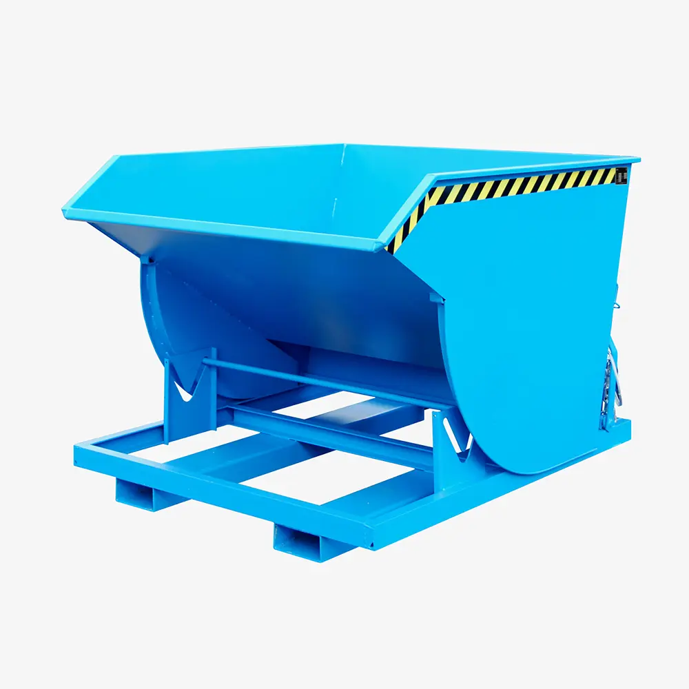 Produktbild von tigerhebezeuge kippbehaelter blau lackiert typ BKM 150 BLAU 01 x