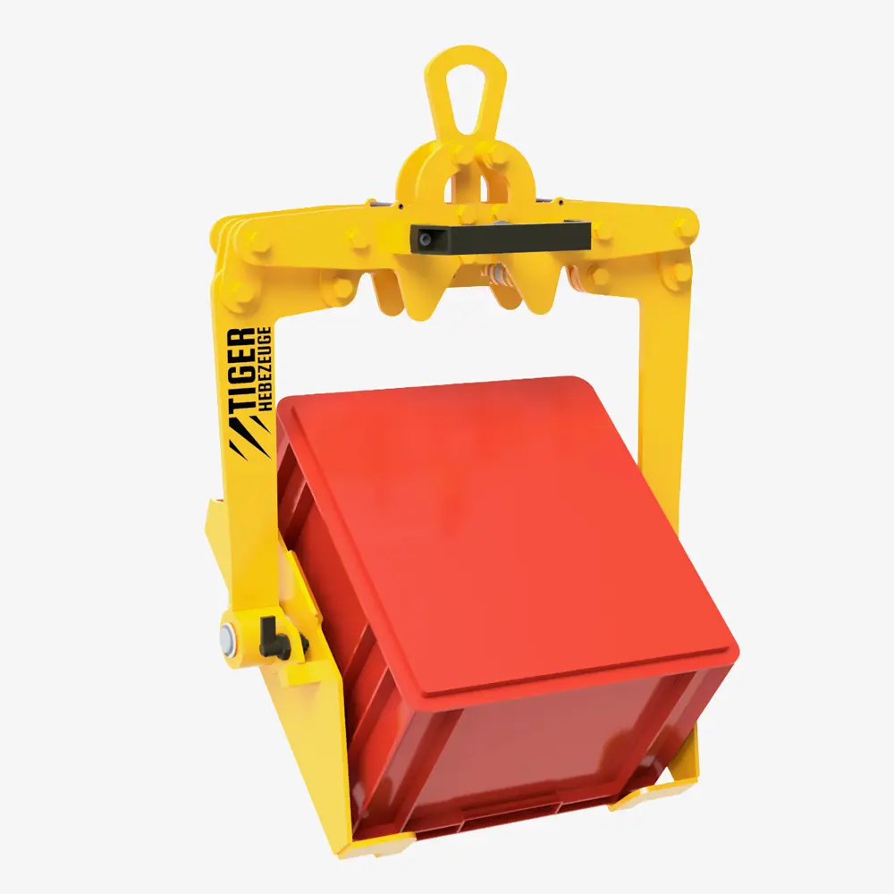 2. Produktbild zu kastenwendegreifer fuer kunststoffkaesten serie KWG KLT gekippt