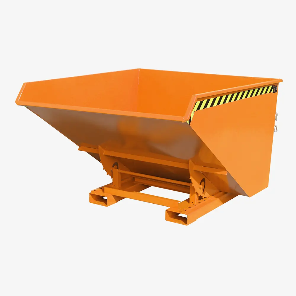 Produktbild von tigerhebezeuge kippbehaelter orange lackiert typ EXPO 1700 ORANGE x