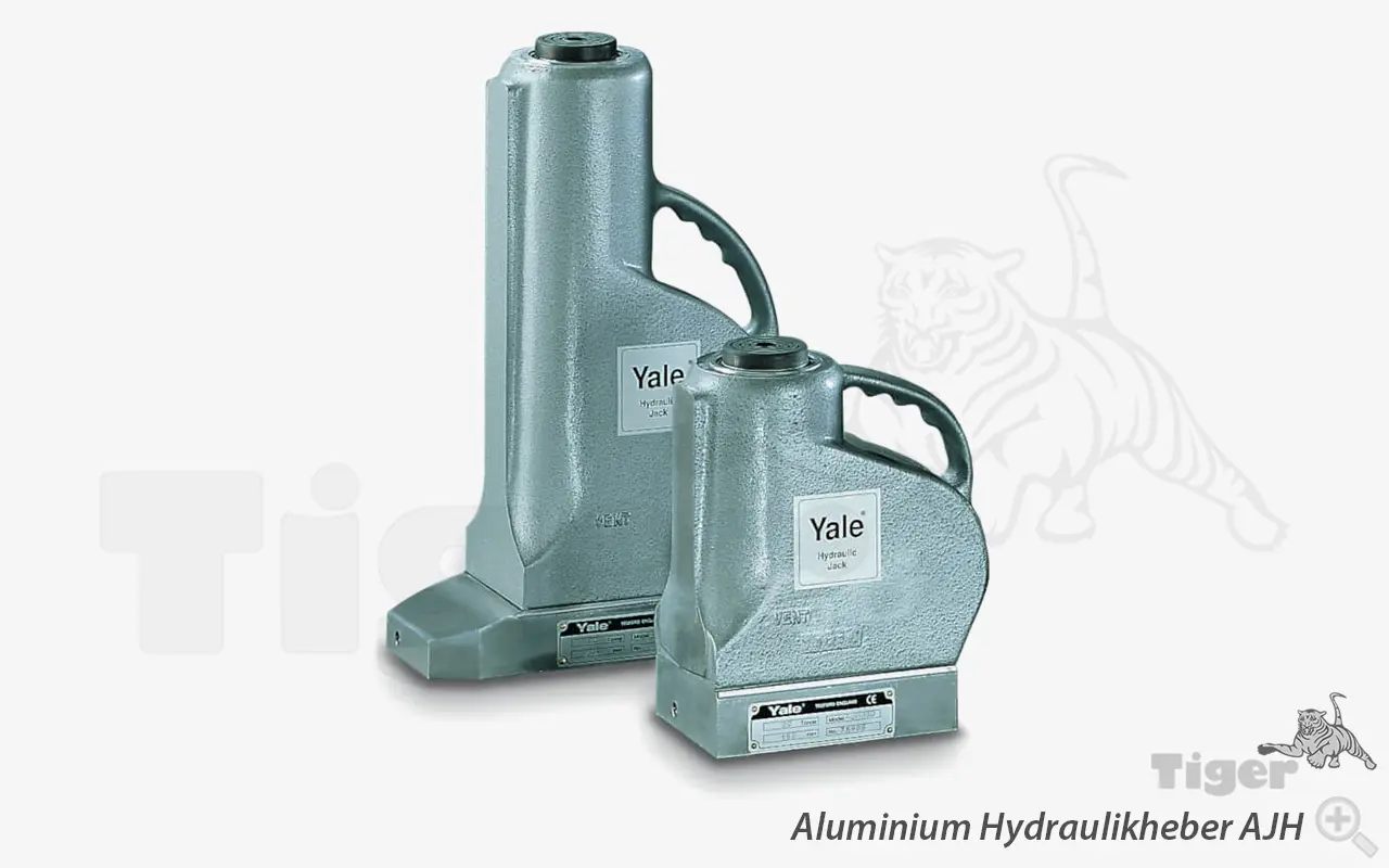 Produktbild von Yale Hydraulikheber mit Aluminiumgehäuse und Stahldruckstück (Normalheber) aluminium-hydraulikheber-ajh