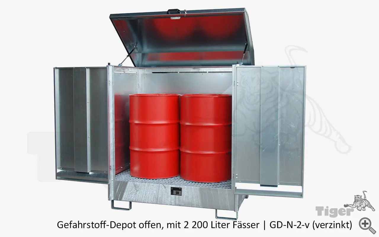2. Produktbild zu gefahrstoffdepot faesser umweltlagertechnik