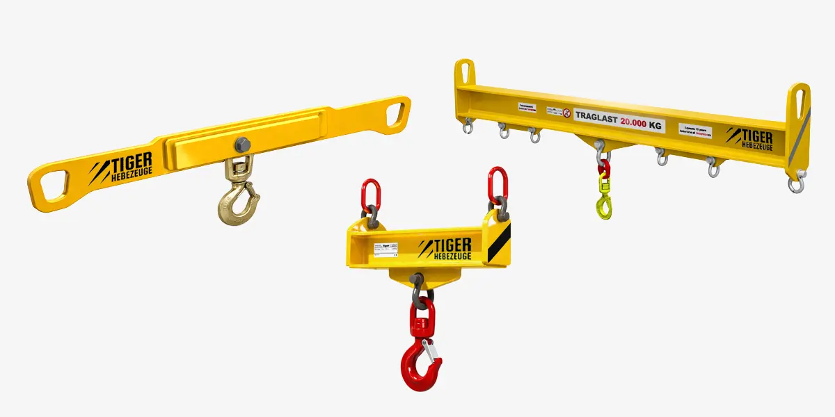 TigerHebezeuge-Shop Sonder-Krantraversen Sonder-Traversen für 2-Kran-Betrieb