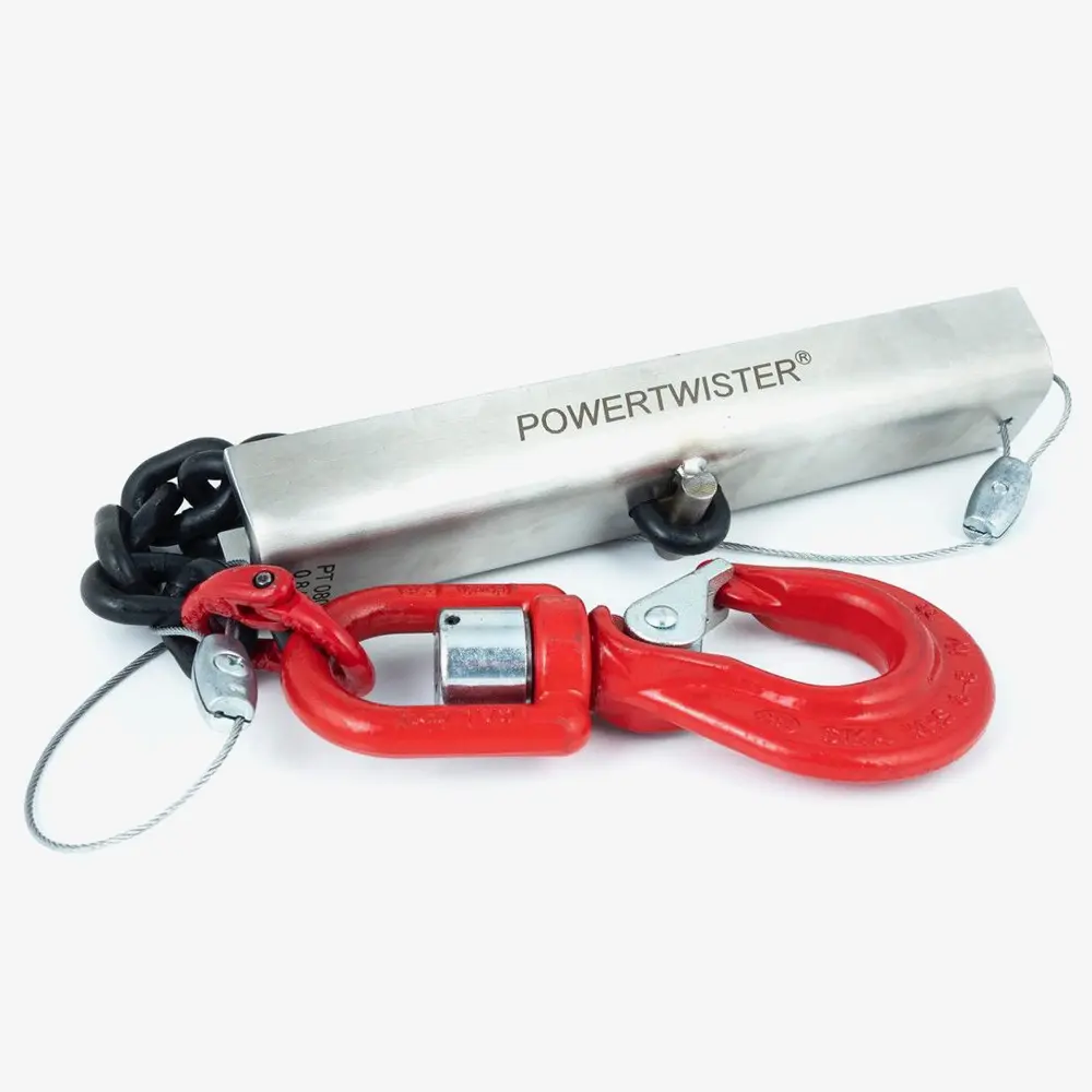 Produktbild von tigerhebezeuge hebehilfe abwickler lastaufnahmemittel fuer kabeltrommel Serie POWERTWISTER eingeklappt