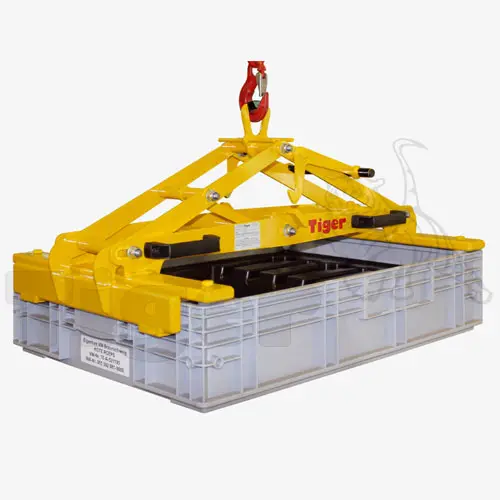 TigerHebezeuge-Shop Hebegreifer und Hebezangen Kastengreifer für Kunststoffbehälter