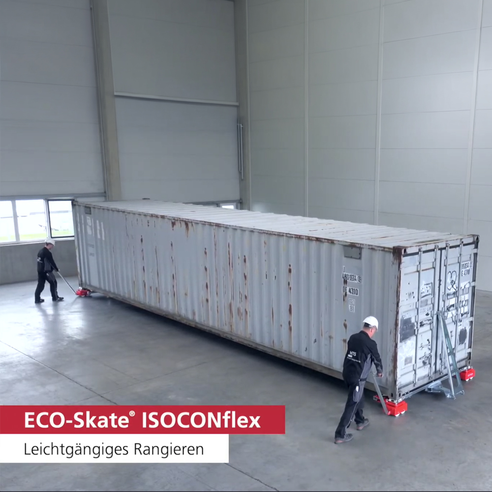 ISO-Container-Transportfahrwerke mit lenkbaren Kassetten, TLS und Nylonrollen