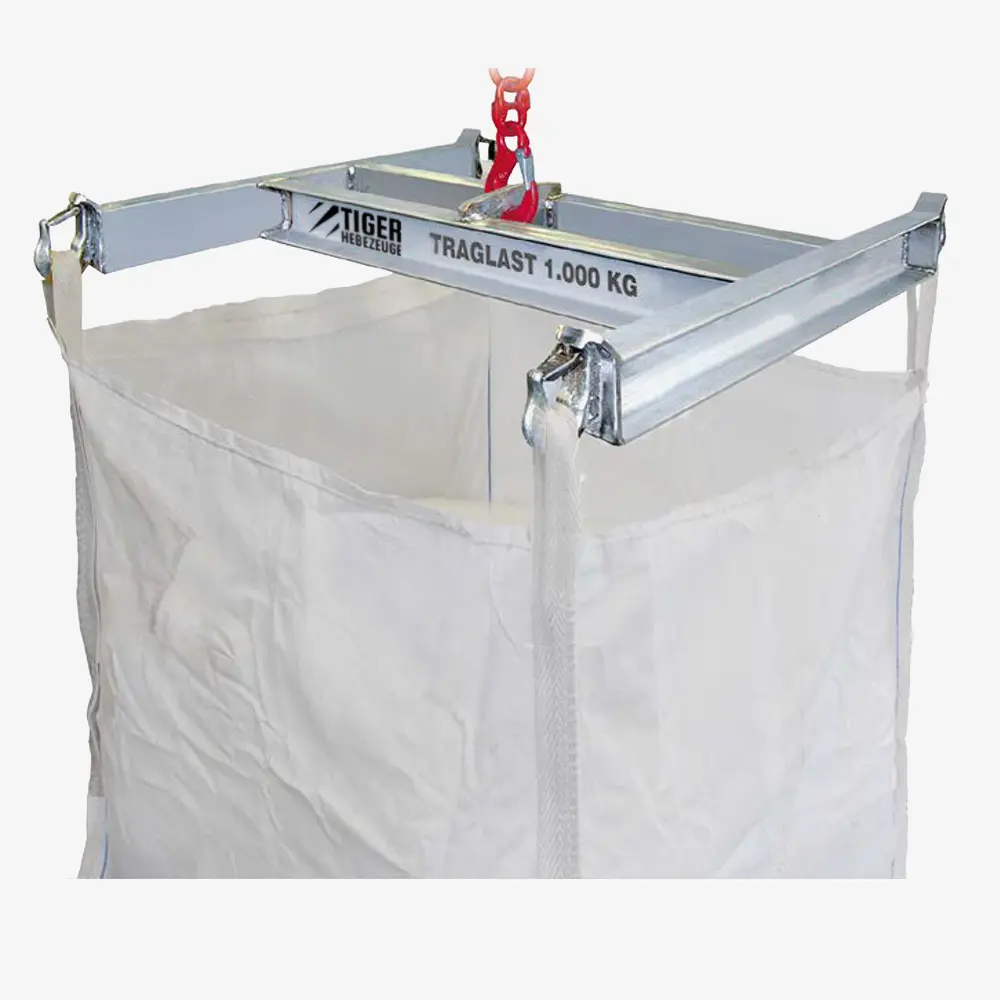 Produktbild von Tiger Big-Bag-Traversen aus Edelstahl – BigBags per Kran heben und entleeren tiger-edelstahl-bigbag-traverse-serie-BBQ-VA-krantraversen