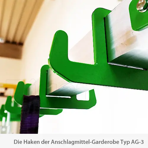 4. Produktbild zu anschlagmittelgarderobe-serie-w-ag-haken