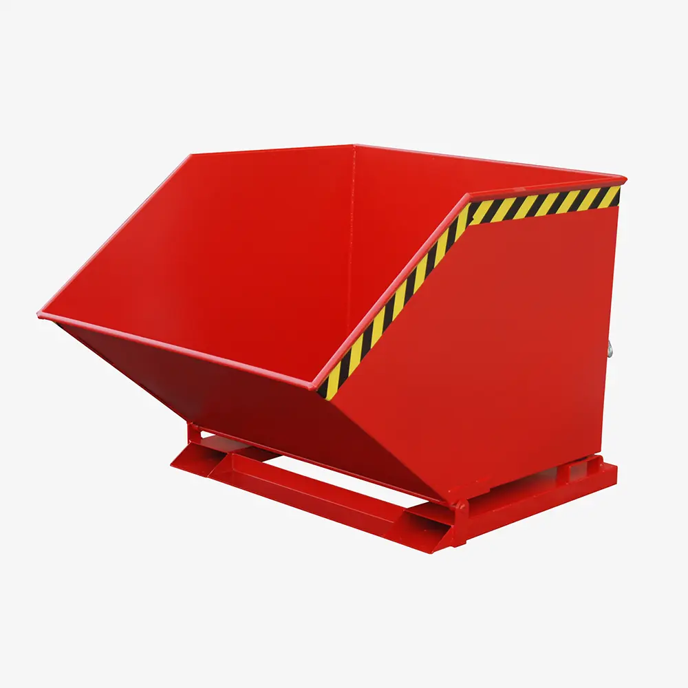 Produktbild von tigerhebezeuge kippmulde rot lackiert typ KK 1000 ROT 01 x