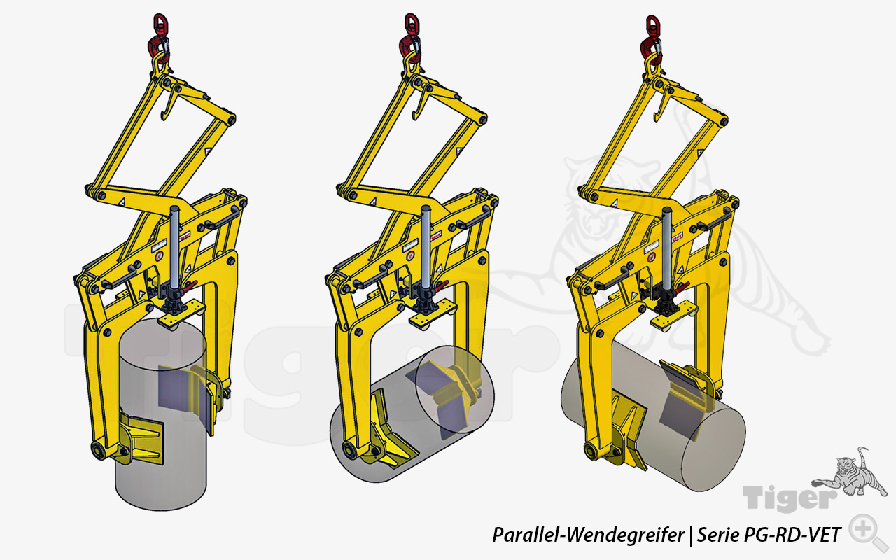 2. Produktbild zu parallel wendegreifer pg rd vet lastgut drehen 1