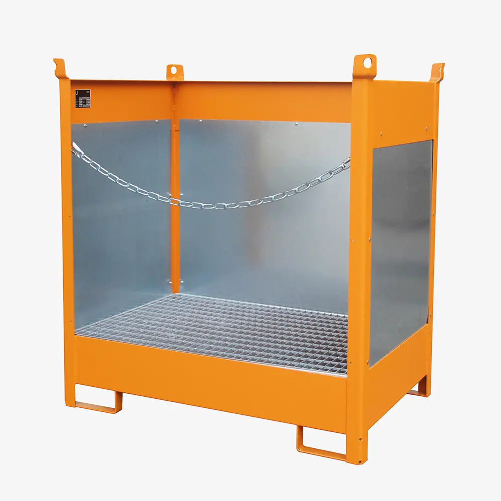 Produktbild von tigerhebezeuge fass stapelpalette orange lackiert typ FSP 2 G ORANGE 04 x
