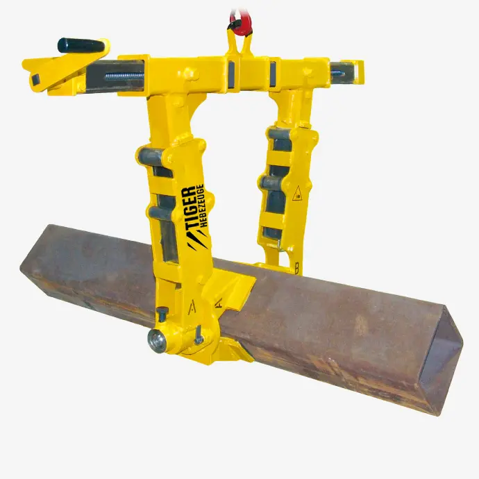 Produktbild von tiger sonder spindel wendegreifer mit drehbaren prismenpallen typ SPT K WP 025 210