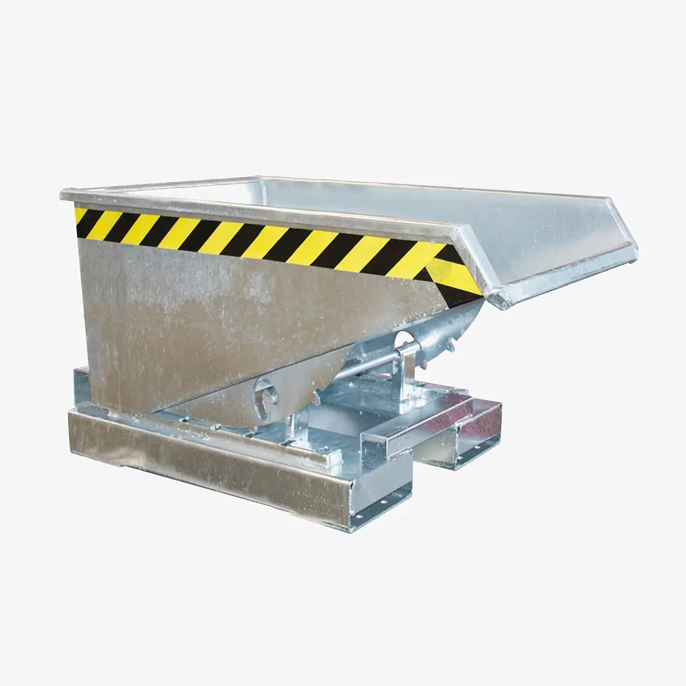 Stapler-Kippbehälter mit Abrollsystem und Seilzug - Unser Top-Seller