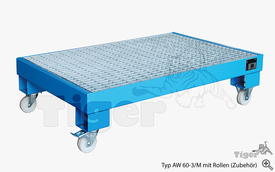 Produktbild von auffangwannen fahrbar aw 60 3 m