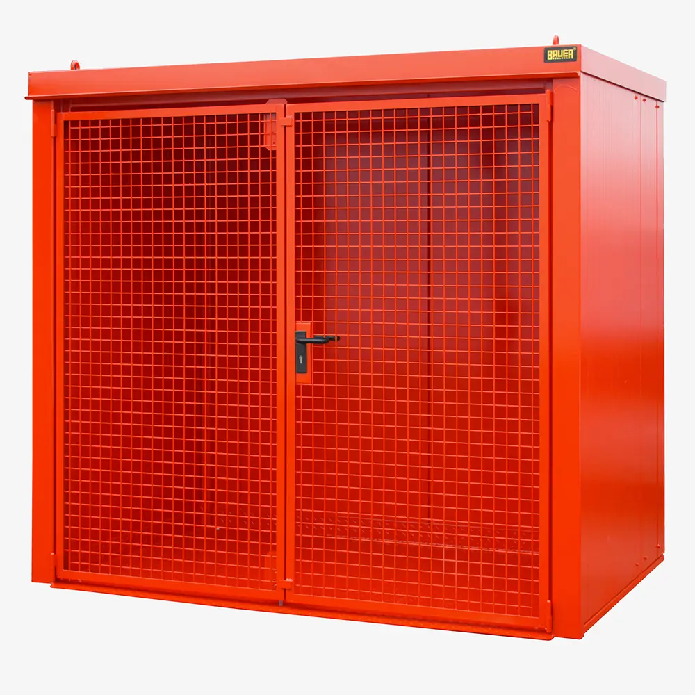 Produktbild von tigerhebezeuge gasflaschen container rot lackiert typ GFC B M3 ROT 01 x