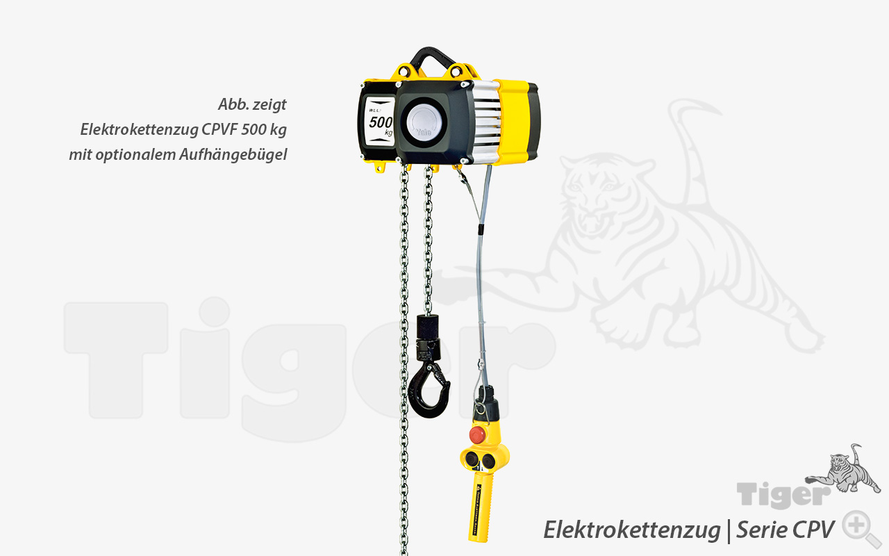 3. Produktbild zu yale elektrokettenzug cpv aufhaengebuegel