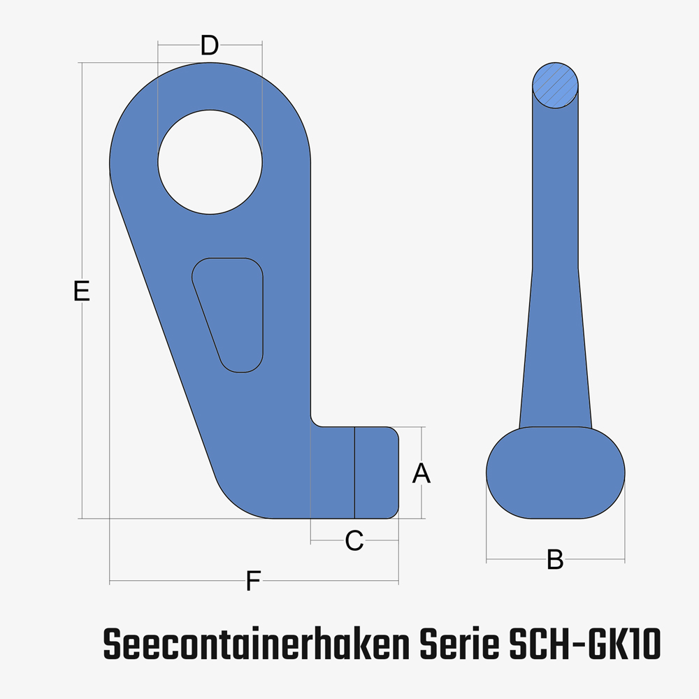 Technisches Bild für tigerhebezeuge-containerhaken-serie-SCH-GK10-zeichnung