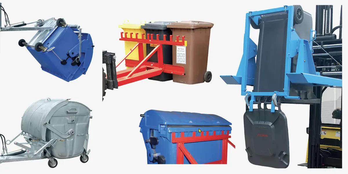 TigerHebezeuge-Shop Mülltonnenheber und Mülltonnenkipper 