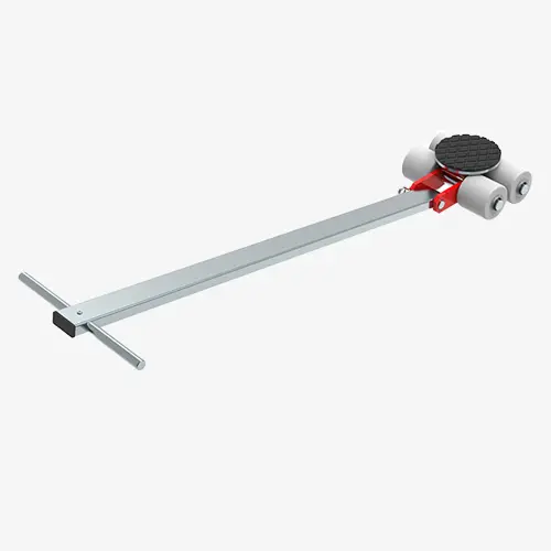 Produktbild von Schwerlast-Transportfahrwerke mit Nylon-Rollen zur 3-Punkt-Auflage TH: 110 mm tigerhebezeuge-schwerlast-transportfahrwerk-eco-skate-iN-40-L