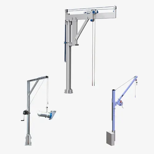 TigerHebezeuge-Shop Schwenkkrane und Drehkrane Outdoor-Drehkrane