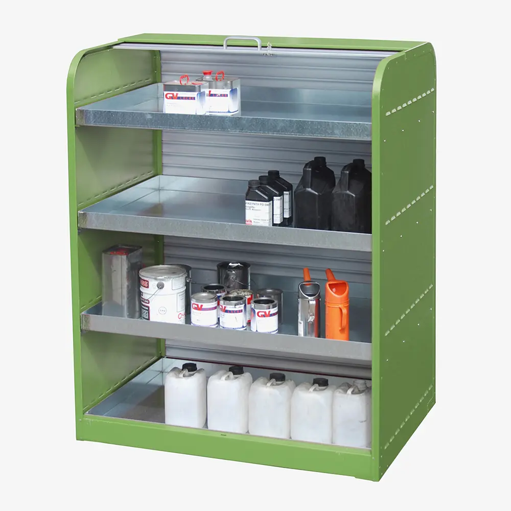 Produktbild von tigerhebezeuge gefahrstoff rollladenschrank gruen lackiert typ RSG 4 GRUEN 02 x