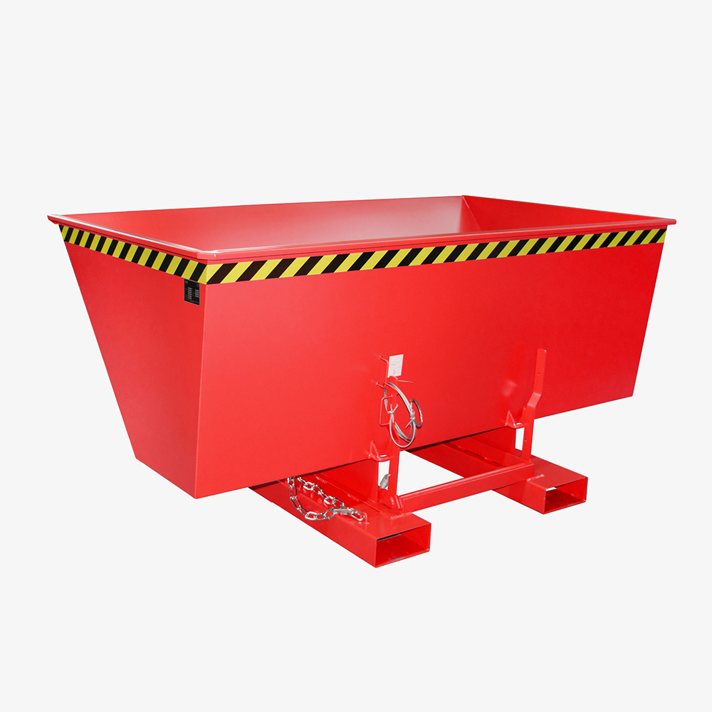 Produktbild von tigerhebezeuge kippbehaelter rot lackiert typ AK 150 ROT 01 x