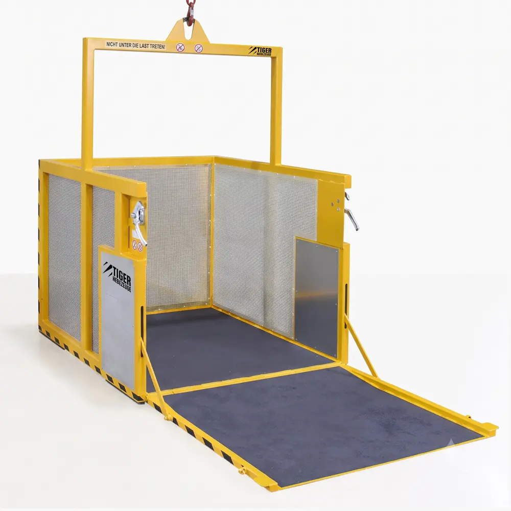 Produktbild von tiger krankorb mit klapprampe typ TG R 0,3 1,0x1,0 1,6
