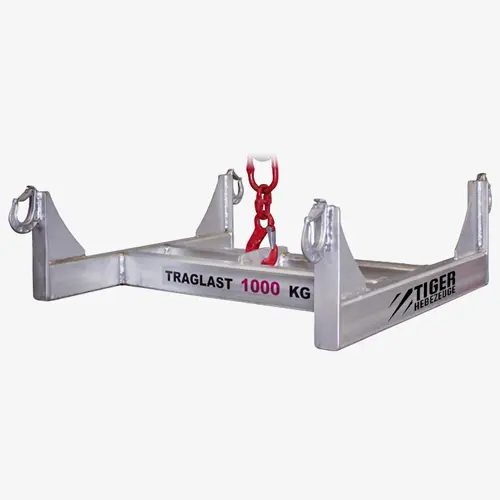 Produktbild von Tiger Sonder-Big-Bag-Traverse aus Edelstahl mit negativer Bauhöhe und Seitenhaken Serie Sonder-BBQ-NN-VA "tiger-sonder-big-bag-traverse-typ-BBQ-NN-1,0-0,9-VA