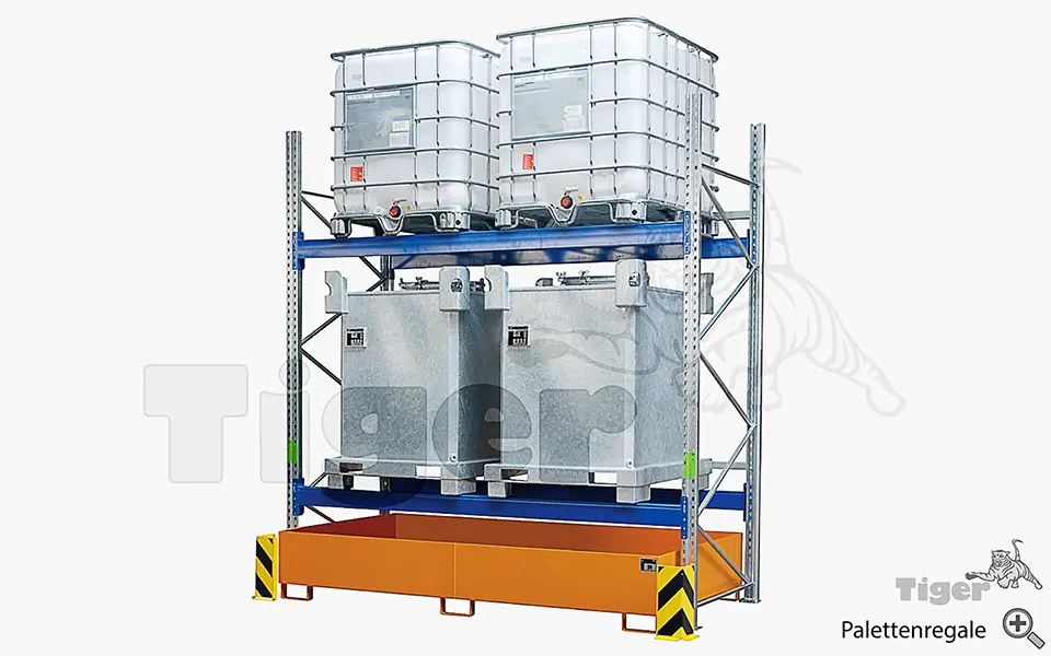 5. Produktbild zu palettenregale-mit-regalwanne-2 5. Produktbild zu palettenregale-mit-regalwanne-2