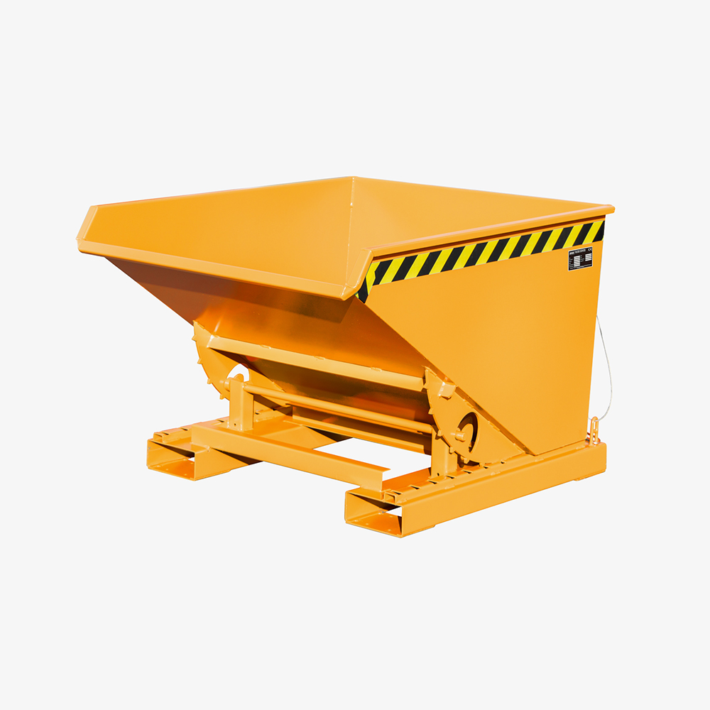 Produktbild von tigerhebezeuge kippbehaelter orange lackiert typ EXPO 600 ORANGE 03 x
