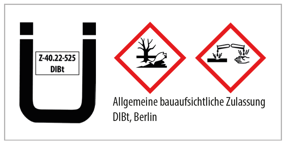 Zum Vergrößern anklicken 2. Produktbild zu allgemeine auaufsichtliche zulassung z 40 22 525dibt