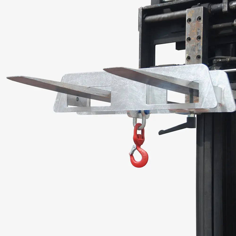 Produktbild von Stapler-Haken, doppelt - Lasthaken zum Aufschieben auf zwei Gabelstaplerzinken tigerhebezeuge-staplerthaken-verzinkt-staplerhaken-serie-LH-II