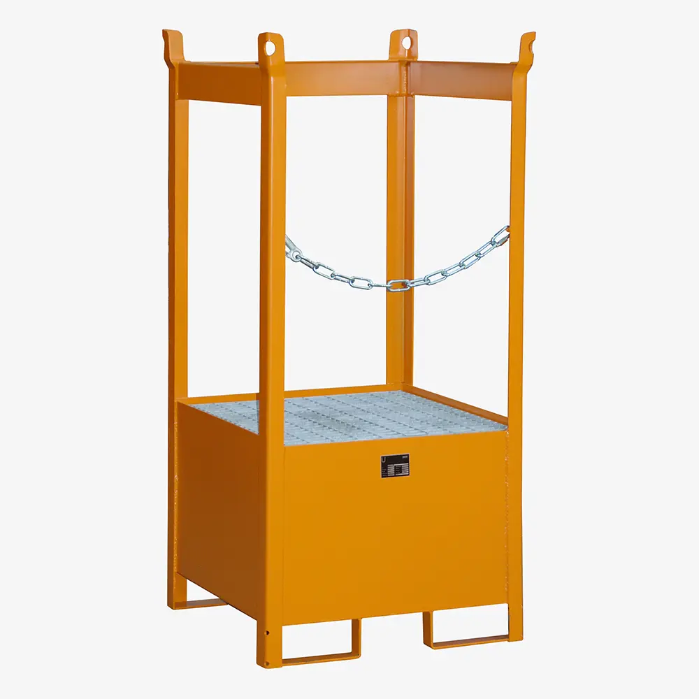 Produktbild von tigerhebezeuge fass stapelpalette orange lackiert typ FSP 1 ORANGE 01 x
