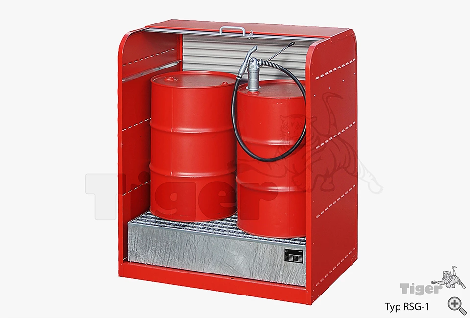 gefahrstoff-rollenschrank-rsg Typ RSG-1-blau