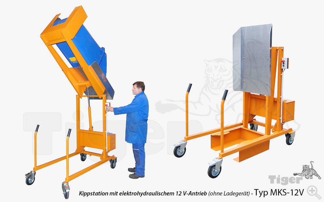 3. Produktbild zu muelltonnen kippstation mks 12v