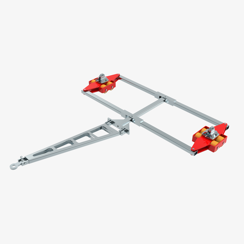 Produktbild von tigerhebezeuge schwerlast transportfahrwerk isocon vorne typ ICX16D