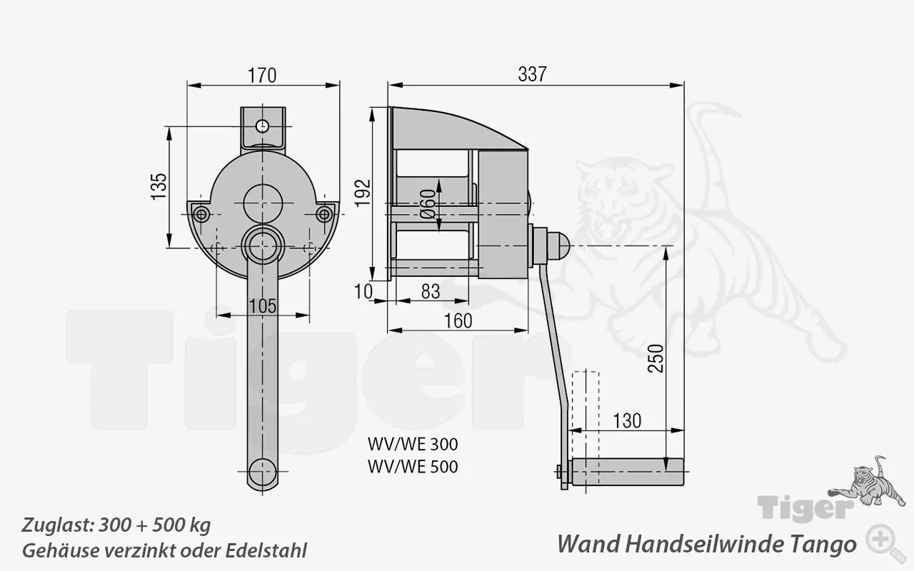 Technisches Bild für wand-handseilwinde-tango-zeichnung-4