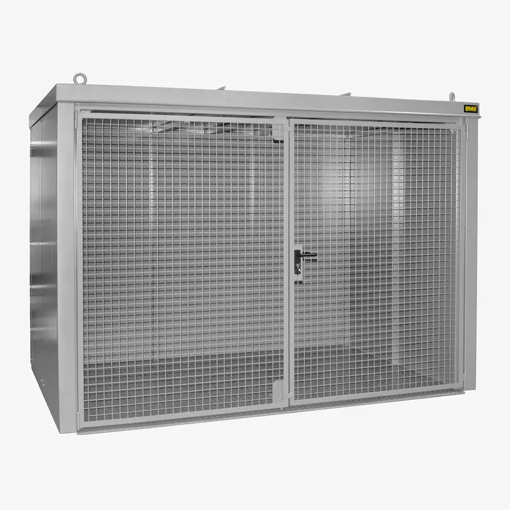 Produktbild von tigerhebezeuge gasflaschen container grau lackiert typ GFC B M5 GRAU 01 x