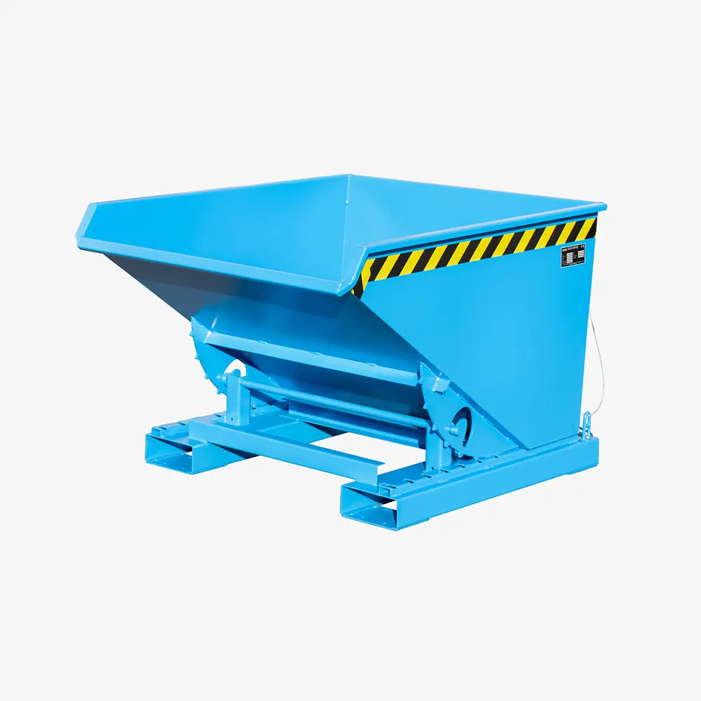 Produktbild von tigerhebezeuge kippbehaelter blau lackiert typ EXPO 600 BLAU 03 x