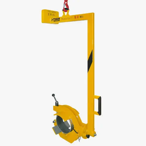 Produktbild von Tiger Sonder-C-Haken mit Drehlager und Klemmvorrichtung zur Aufnahme einer Welle Serie Sonder-SVC tiger-sonder-c-haken-serie-sonder-SVC