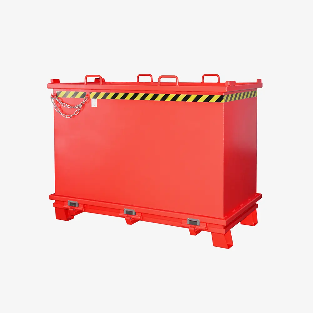 Produktbild von tigerhebezeuge klappbodenbehaelter rot lackiert typ SB 2000 ROT 01 x
