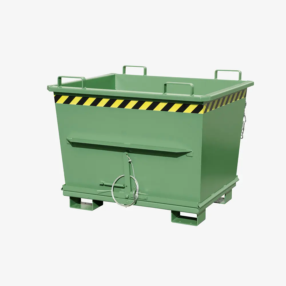 Produktbild von tigerhebezeuge klappbodenbehaelter gruen lackiert typ BKB 700 GRUEN 01 x