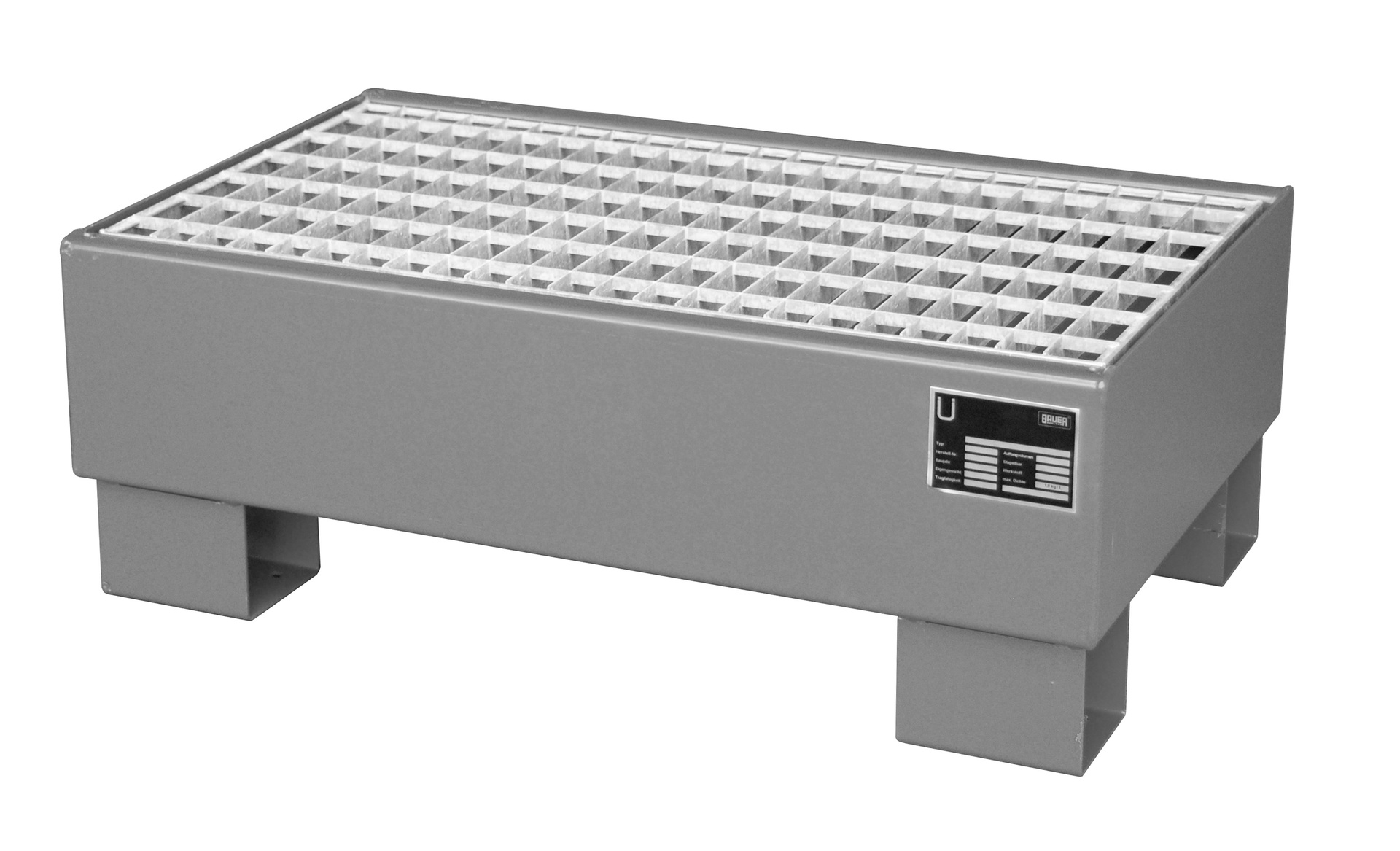 Produktbild von tigerhebezeuge auffangwannen serie AW 60 1 M grau