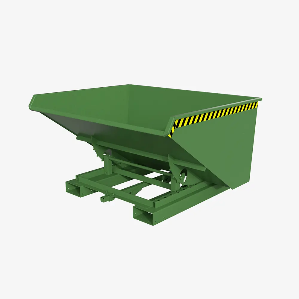 Produktbild von tigerhebezeuge automatischer kippbehaelter gruen lackiert typ 4A 900 GRUEN 01 x