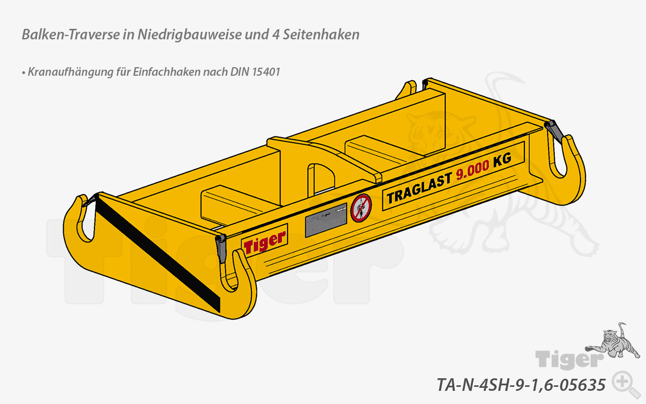 Produktbild von krantraverse niedrigbauweise ta n 4sh 9 1 6 05635