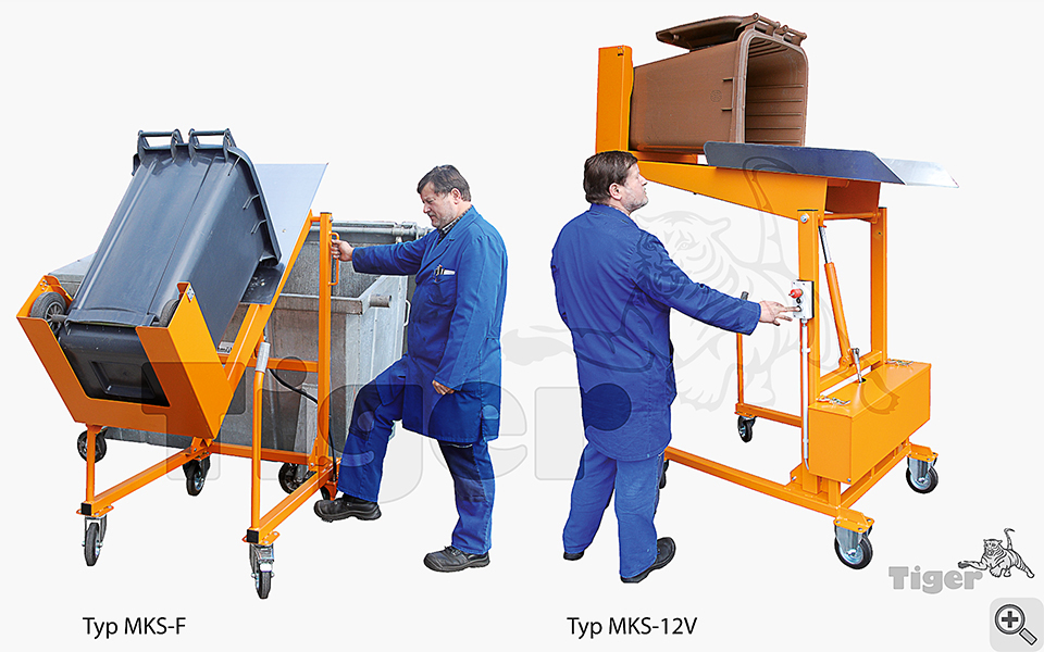 2. Produktbild zu muelltonnen kippstation mks 2