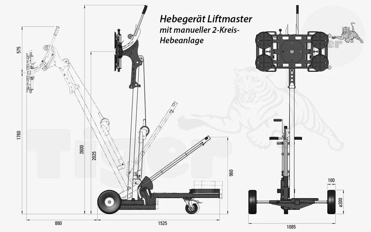 Technisches Bild für hebegeraet-liftmaster-zeichnung-1