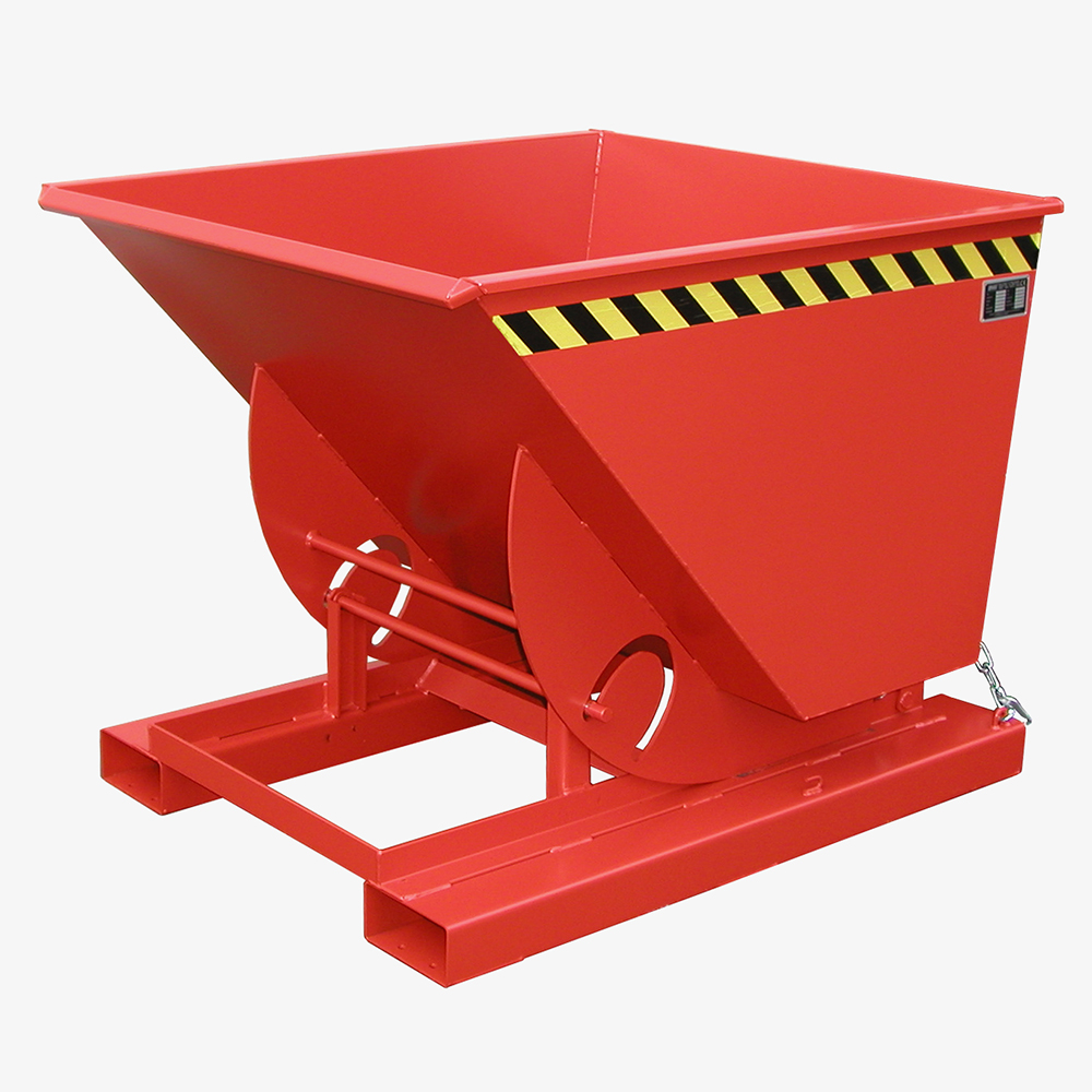 Produktbild von tigerhebezeuge kippbehaelter rot lackiert typ AK 75 ROT 01 x