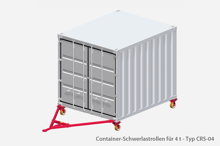 2. Produktbild zu tigerhebezeuge container schwerlastrollen satz crs 04