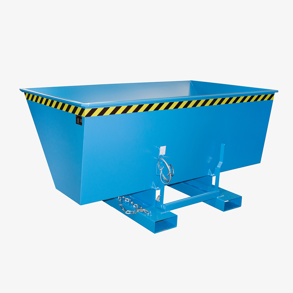 Produktbild von tigerhebezeuge kippbehaelter blau lackiert typ AK 150 BLAU 01 x